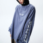 Bone Logo Sleeve T-Shirt [Blue]