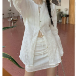 Майка с мини-юбкой и накидкой