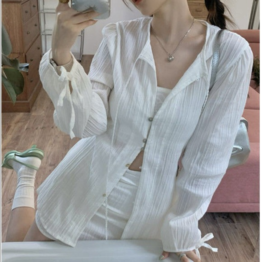 Майка с мини-юбкой и накидкой