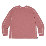 Line Waffle Long Sleeve [Pink]