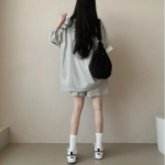 Футболка с короткими шортами из хлопка