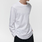 Basic Long Sleeve T-Shirt [White]