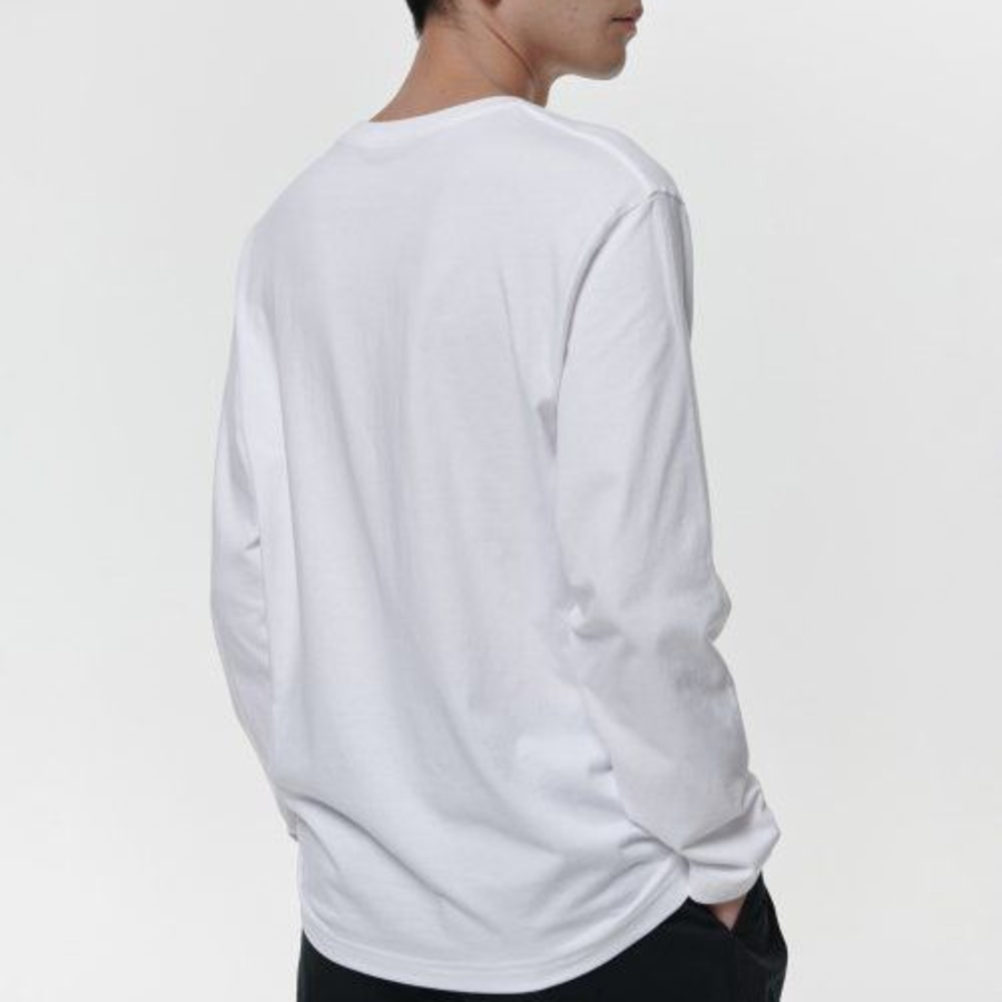 Basic Long Sleeve T-Shirt [White]
