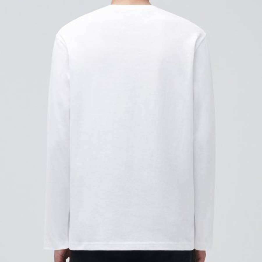 Basic Long Sleeve T-Shirt [White]