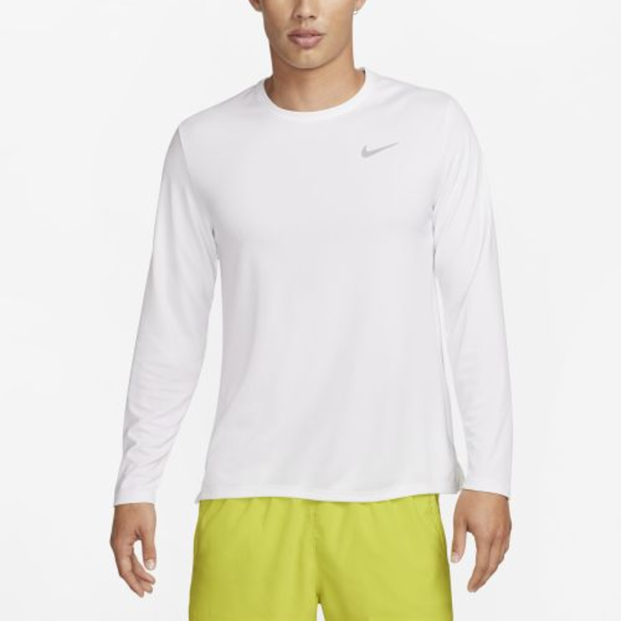 Nike Miler Dri-FIT UV Long-Sleeve Running Top M [White]