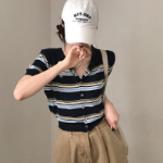 Свободный размер-Темно-синий-Кардиганы