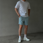 Northpole Ice Denim Banding Shorts