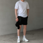 Northpole Ice Denim Banding Shorts