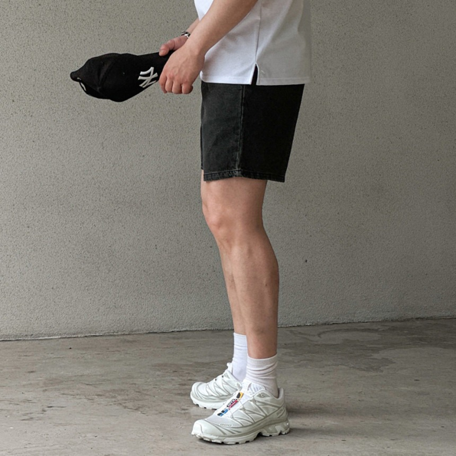 Northpole Ice Denim Banding Shorts