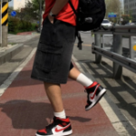 Tissue Vintage Washed Wide Bermuda Denim Shorts