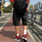 Tissue Vintage Washed Wide Bermuda Denim Shorts