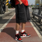 Tissue Vintage Washed Wide Bermuda Denim Shorts