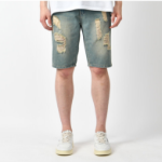 Vintage Distressed Denim Shorts