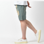 Vintage Distressed Denim Shorts