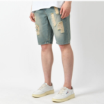 Vintage Distressed Denim Shorts