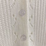 Punico Punching Short Sleeve Knit Cardigan