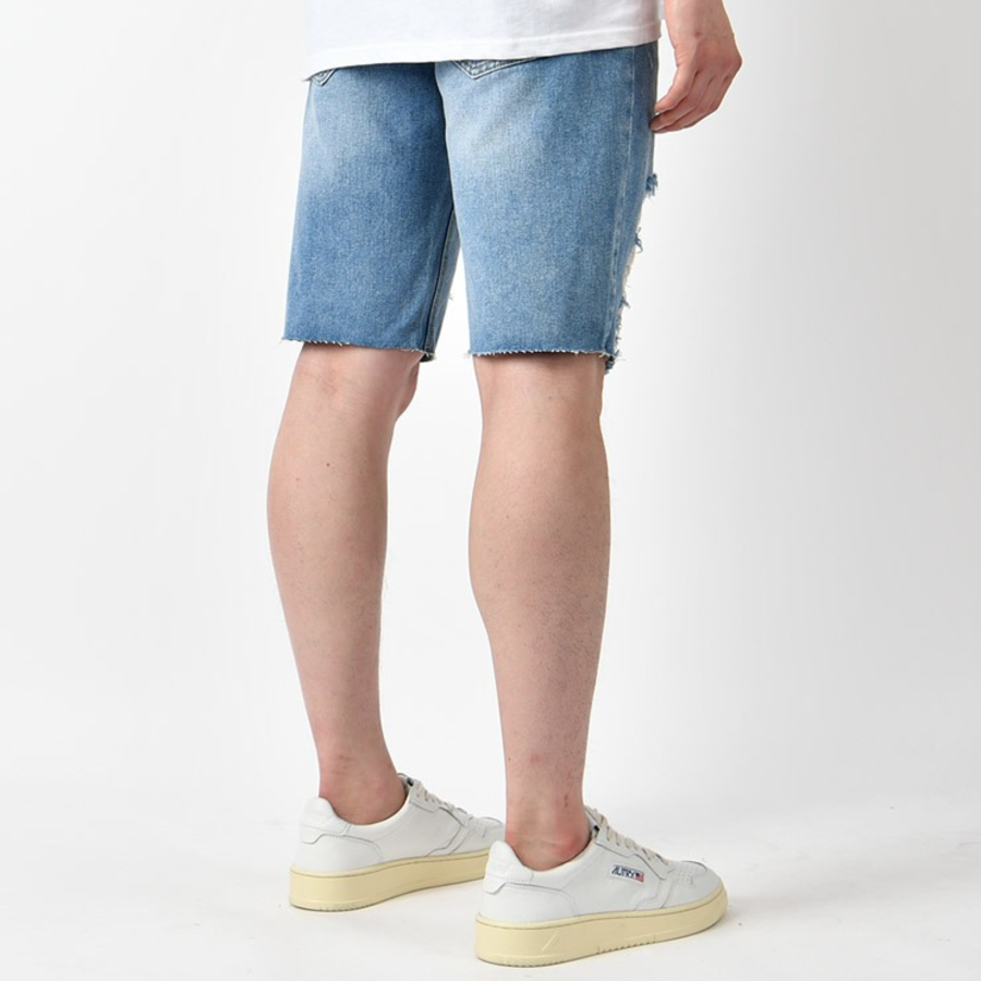 Summer Distressed Cut-Off Denim Shorts