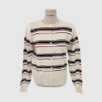 Свободный размер-Слоновая кость-Кардиганы