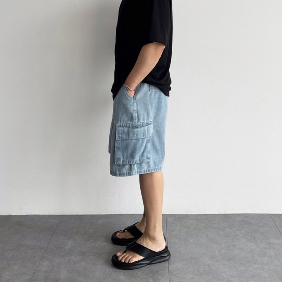 Bermuda Denim Shorts