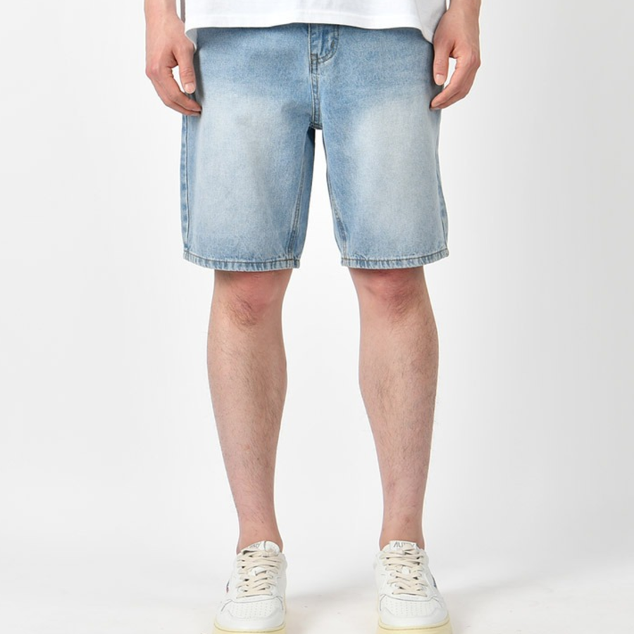Men’s Summer Washed 5-Pocket Denim Shorts