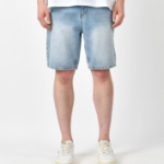 Men’s Summer Washed 5-Pocket Denim Shorts
