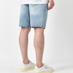 Men’s Summer Washed 5-Pocket Denim Shorts