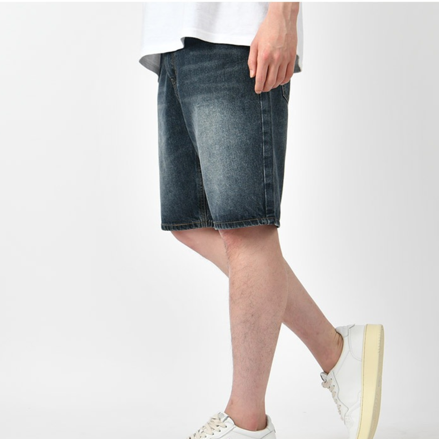 Men’s Summer Washed 5-Pocket Denim Shorts