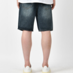Men’s Summer Washed 5-Pocket Denim Shorts