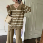 Свободный размер-Бежевый-Комплект с брюками