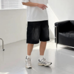 Conit Cargo Wide Banding Denim Short