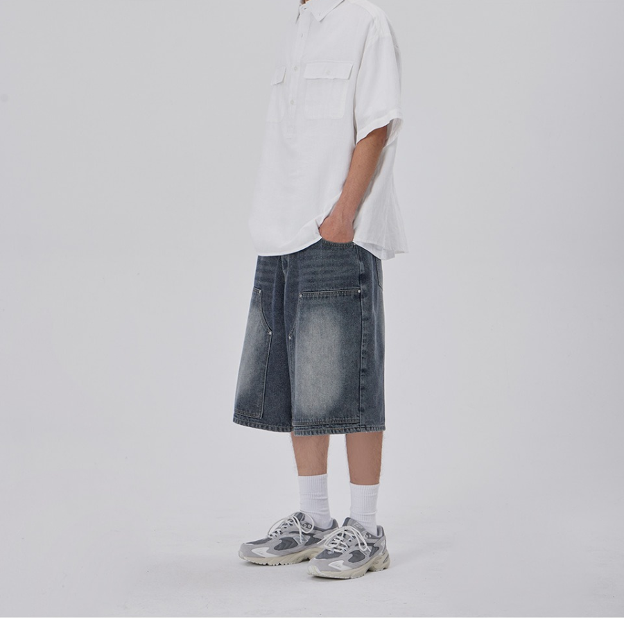 Bermuda Workwear Carpenter Denim Shorts