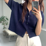 Summer Muse Short-Sleeve Cardigan