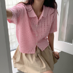 Summer Muse Short-Sleeve Cardigan