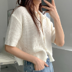 Summer Muse Short-Sleeve Cardigan