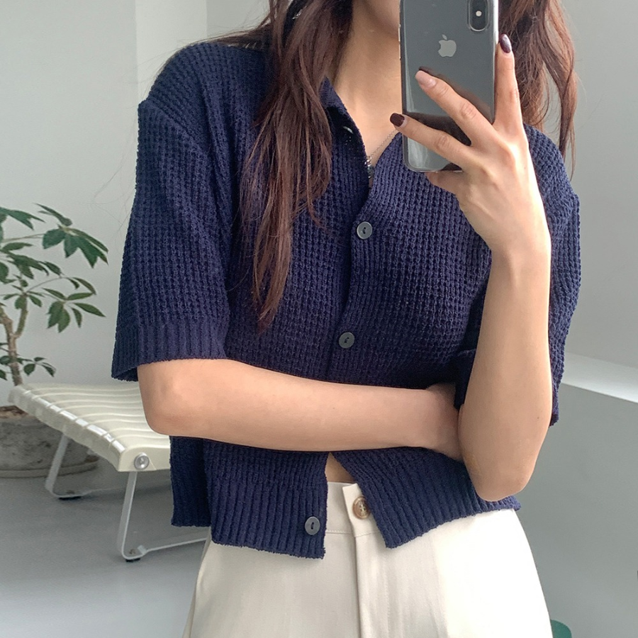 Summer Muse Short-Sleeve Cardigan