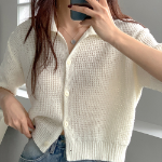 Summer Muse Short-Sleeve Cardigan