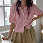 Summer Muse Short-Sleeve Cardigan