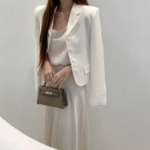 Комплект с топом на бретелях и длинной юбкой-русалкой