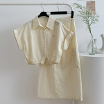 Комплект из рубашки и карго-юбки