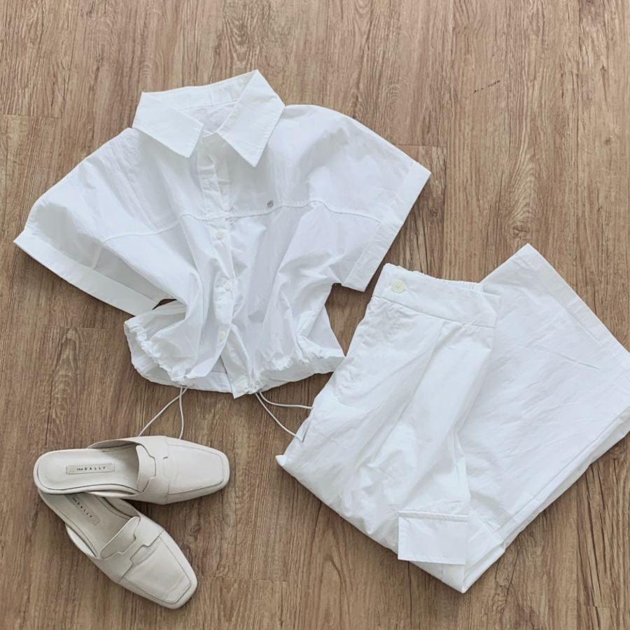 Комплект из рубашки и карго-юбки