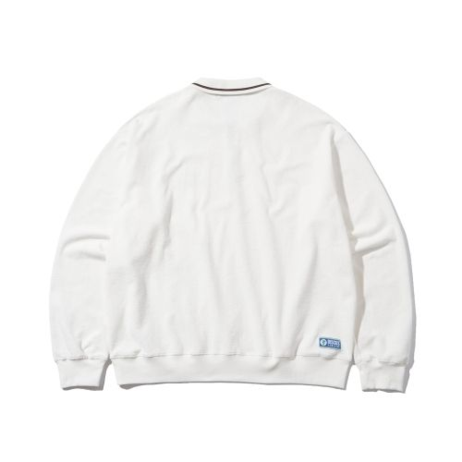 DA × OAM Emblem Terry Long Sleeve Tennis Shirt [Off White]