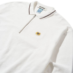 DA × OAM Emblem Terry Long Sleeve Tennis Shirt [Off White]