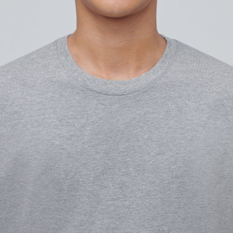 Relaxed Long Sleeve T-Shirt [Melange Grey]