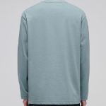 [Cool Standard] Crew Neck Long Sleeve T-Shirt [Dusty Mint]