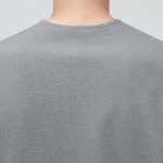 Ponte Crew Neck Long Sleeve T-Shirt [Melange Grey]