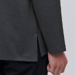 Ponte Turtle Neck Long Sleeve T-Shirt [Dark Grey]