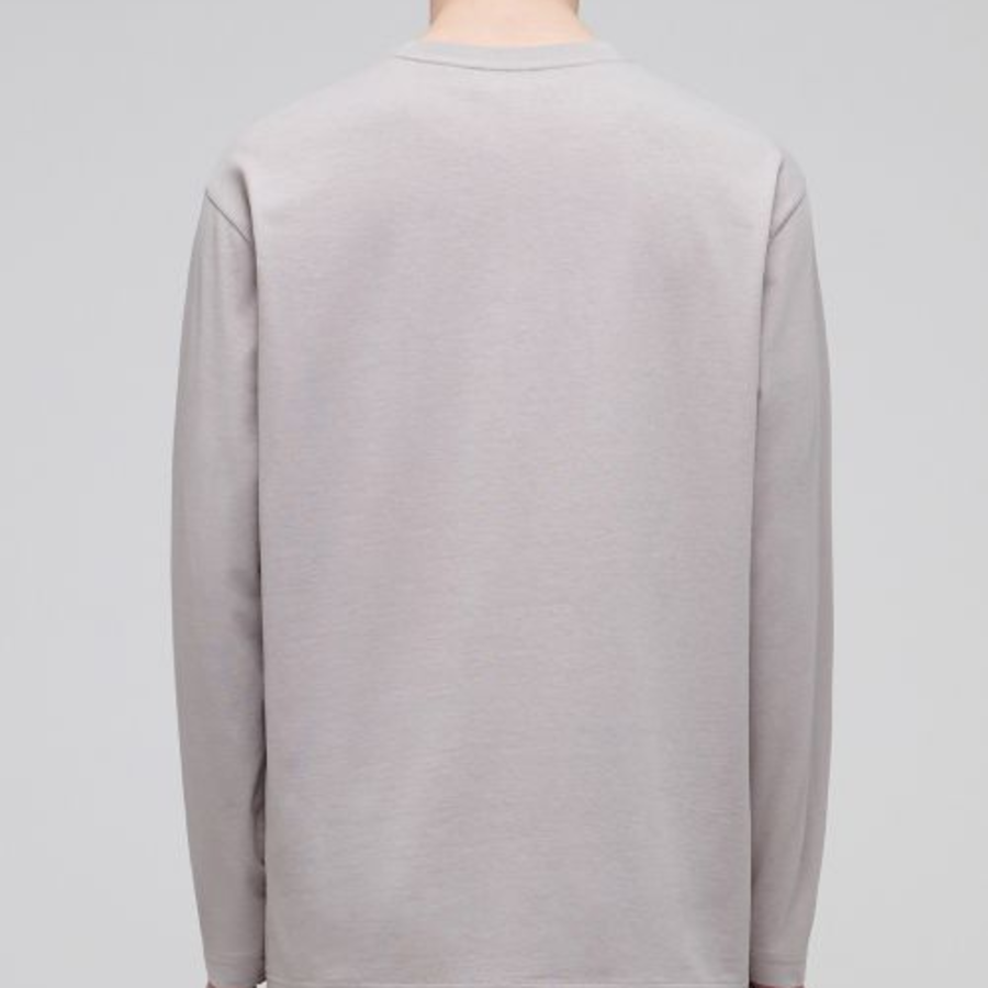 [Cooltandard] Crew Neck Long Sleeve T-Shirt [Mushroom]