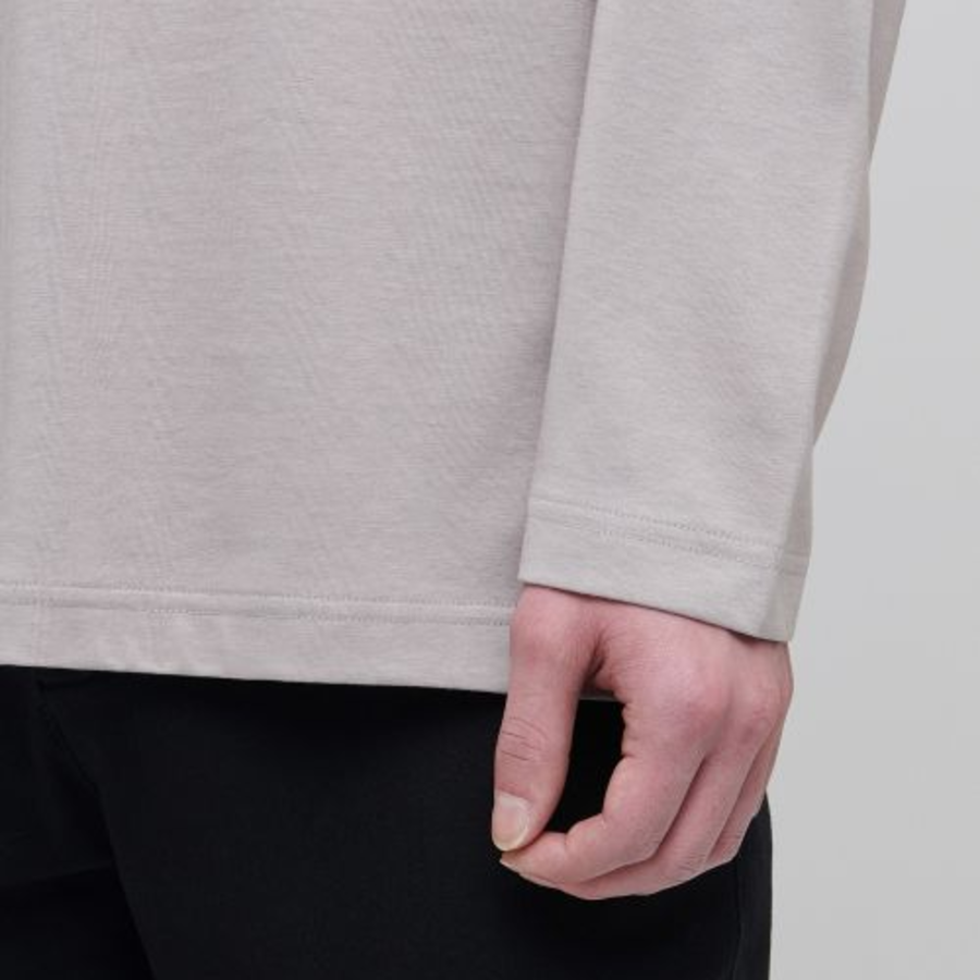 [Cooltandard] Crew Neck Long Sleeve T-Shirt [Mushroom]