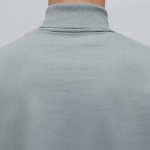 Ponte Turtle Neck Long Sleeve T-Shirt [Grey]