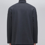 Ponte Turtle Neck Long Sleeve T-Shirt [Blue Grey]